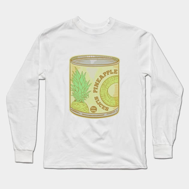 Canned pineapple Long Sleeve T-Shirt by mailboxdisco